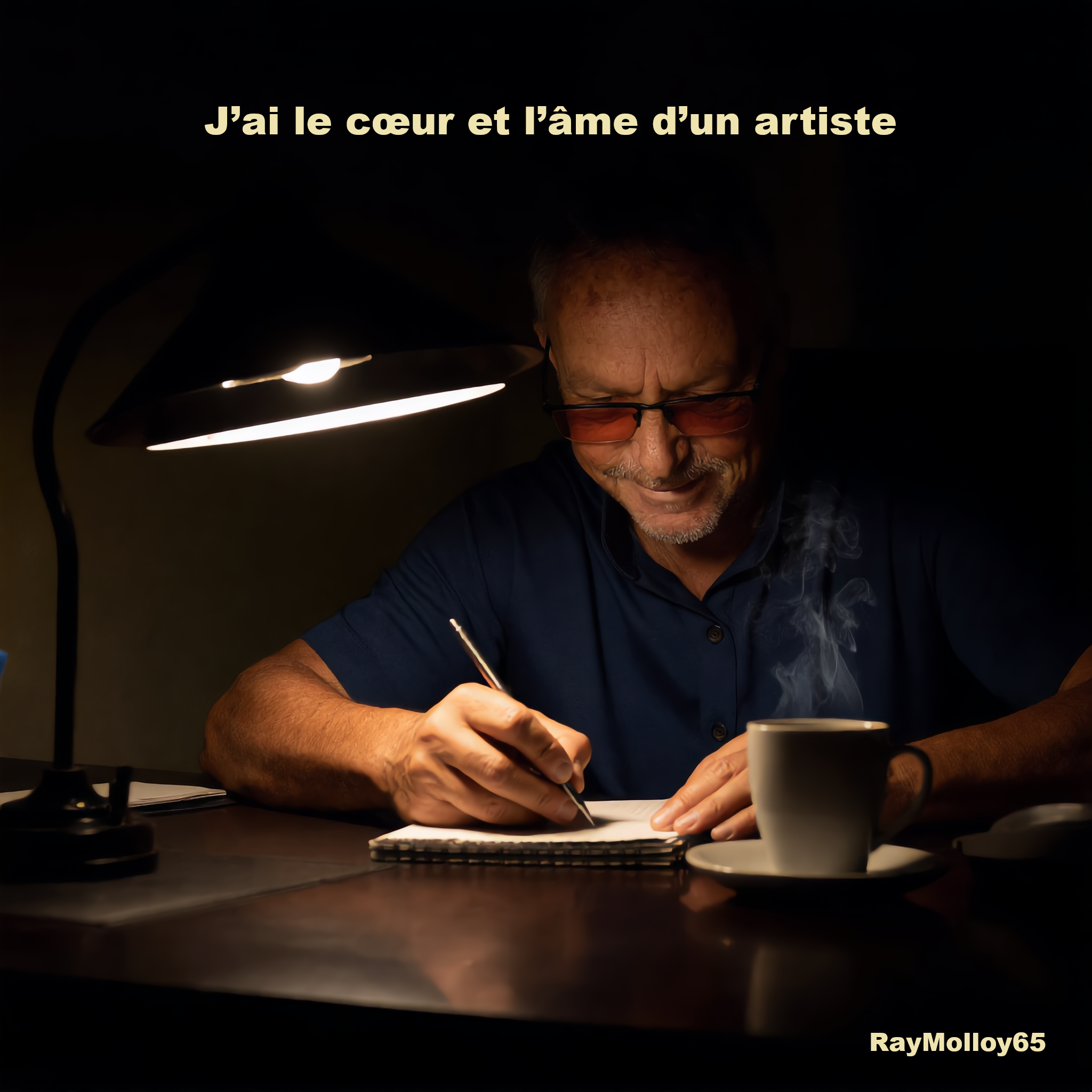 Pochette de l'album « J'ai le cœur et l'âme d'un artiste » de RayMolloy65